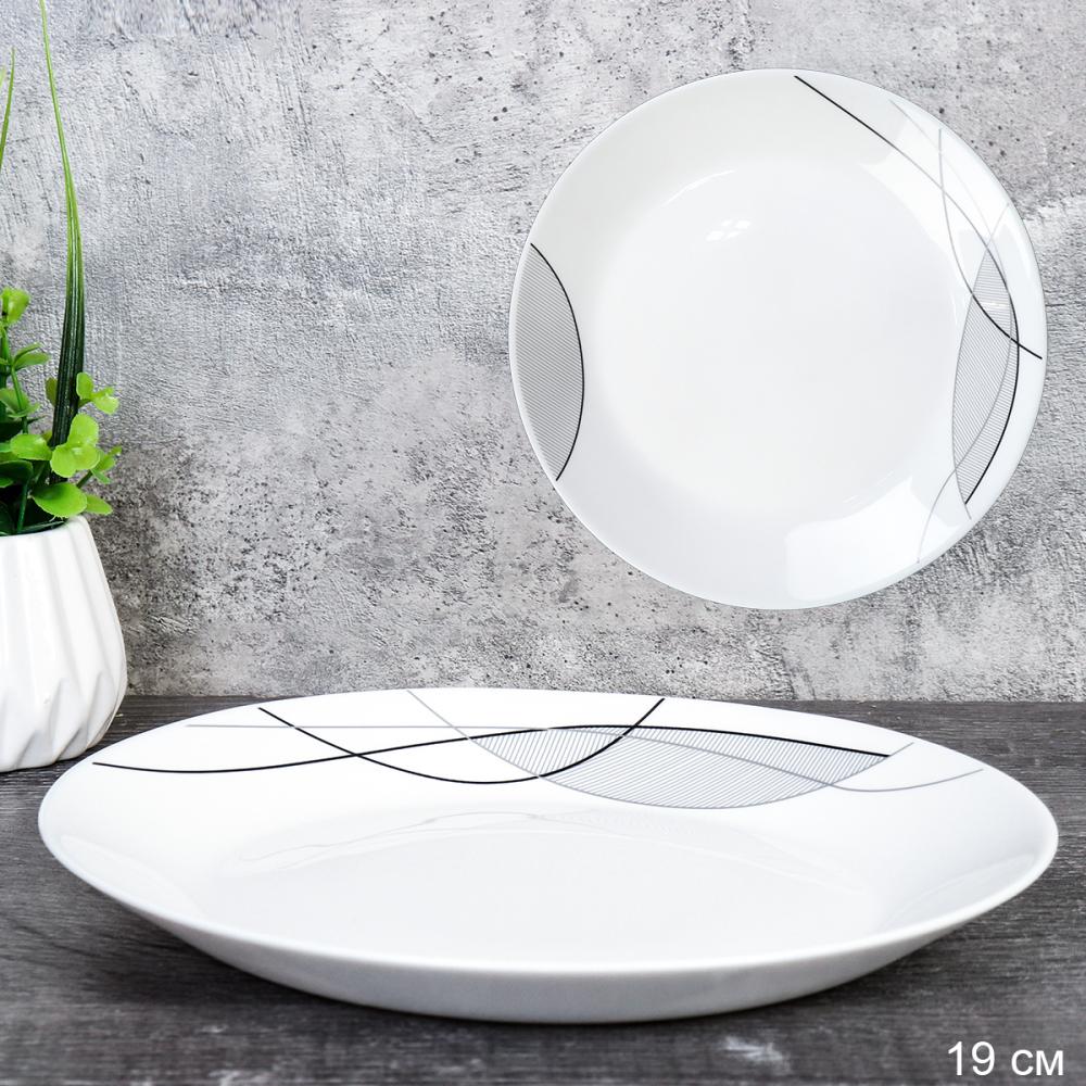 Тарелка 190 мм Евро / LYGP75 (2029) /уп 6/72/ Абстракция Волны