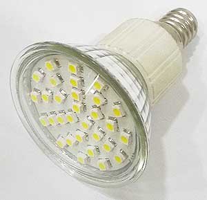 Светодиодная лампа SPOT 30 R50-E14 WHITE 4500k /уп.120/