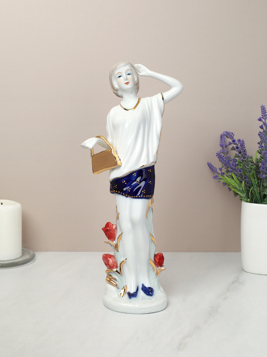 Статуэтка Дама 30 см / 0889 /уп 24/