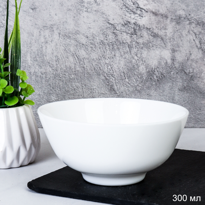 Салатник порционный 280 мл 110 мм белая DFW45 (white) /уп 6/108/ 743167