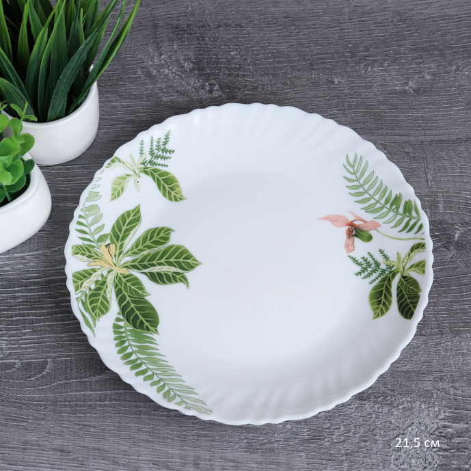 Тарелка 215 мм / LHP-85 (6750) /уп 6/72/ Тропики