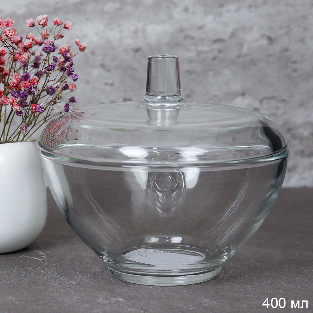 Сахарница 400 мл Симпатия / 16с1911 /уп 12/ стекло