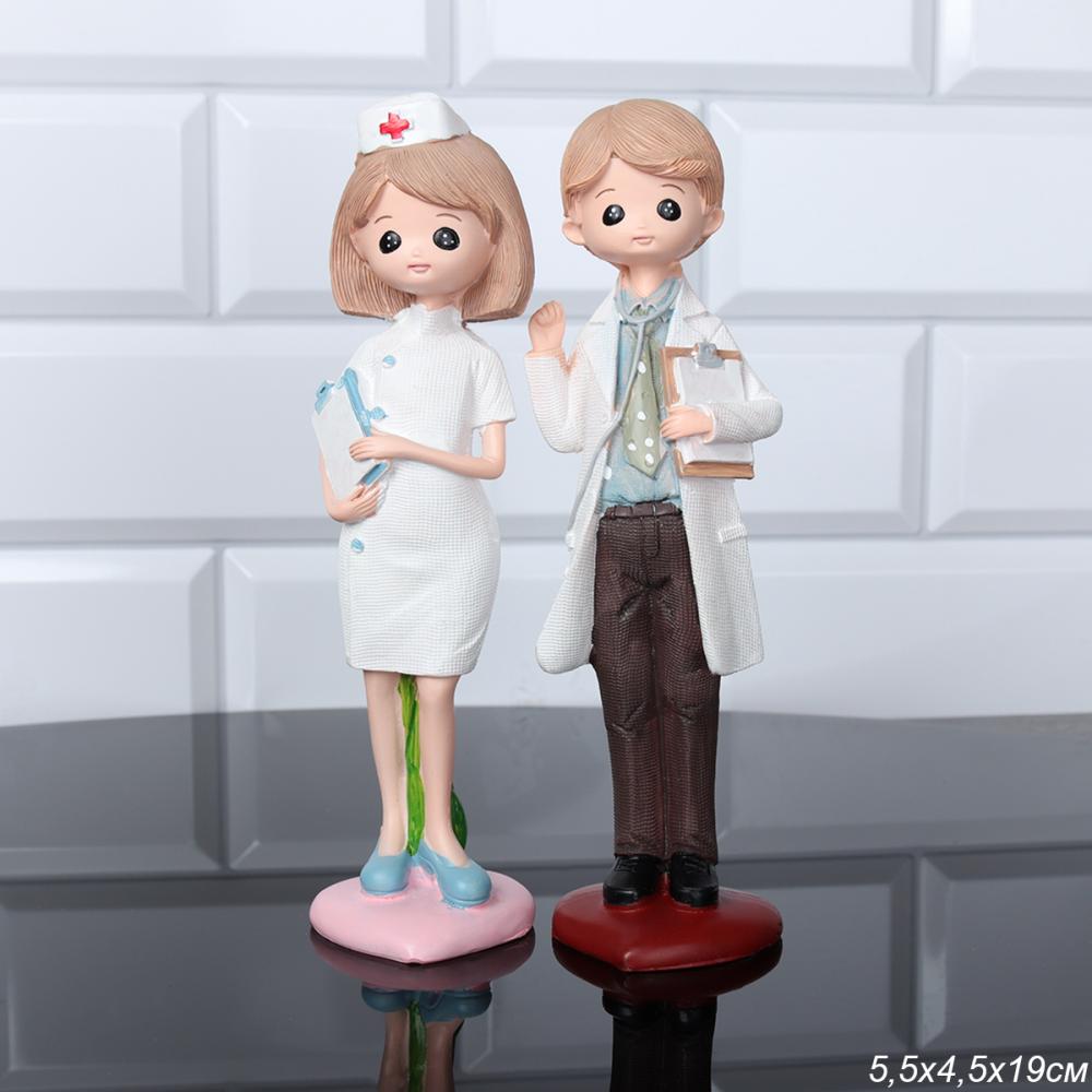 Фигурка Врач 2 штуки набор 19 см / K296 /уп 72/