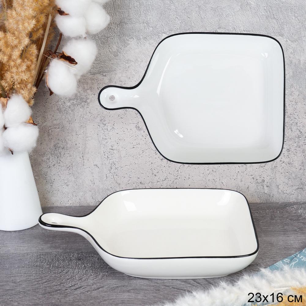 Блюдо с ручкой / SWR-63 /уп 48/