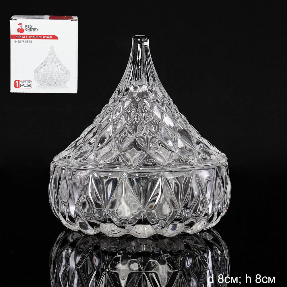 Солонка с крышкой 50 мл резная / PH-389 /уп 96/*