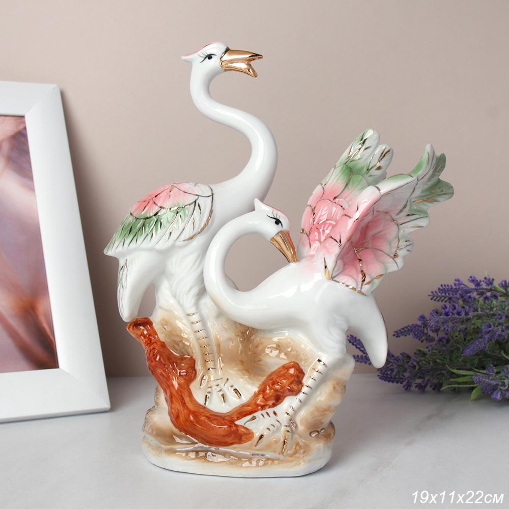 Статуэтка Аист  22 см / W20-11 /уп 24/