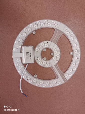 Светильник стационарный / Светодиодный модуль 24 см, трёхпозиционный. ПДУ. 60Вт. / wtq-138-3RC / уп 80