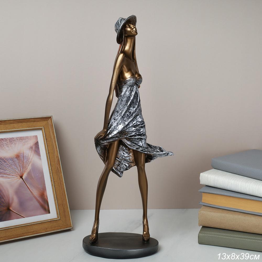 Статуэтка Дама 39 см / 3267-D /уп 12/