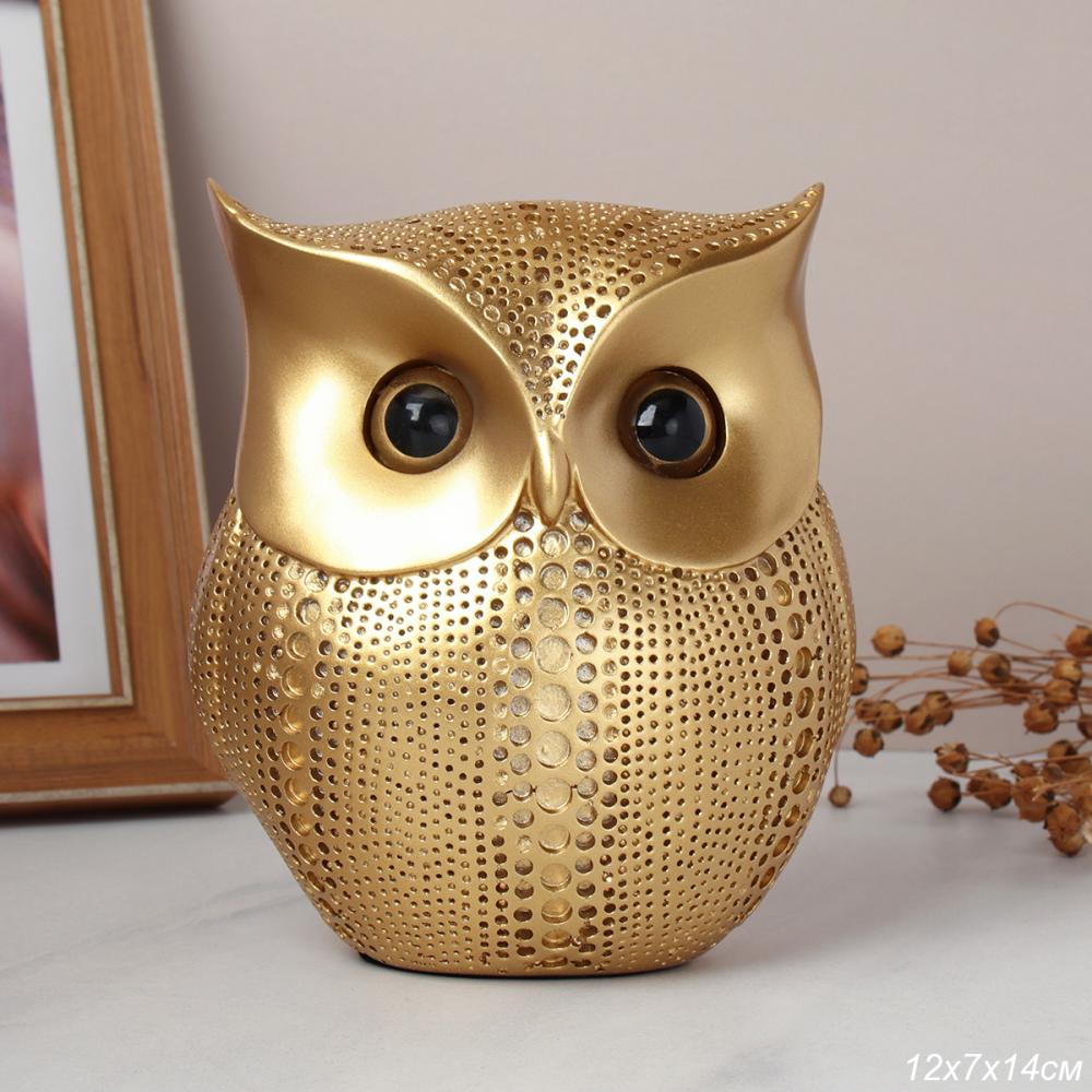 Статуэтка Сова 14 см / DR-461 /уп 36/