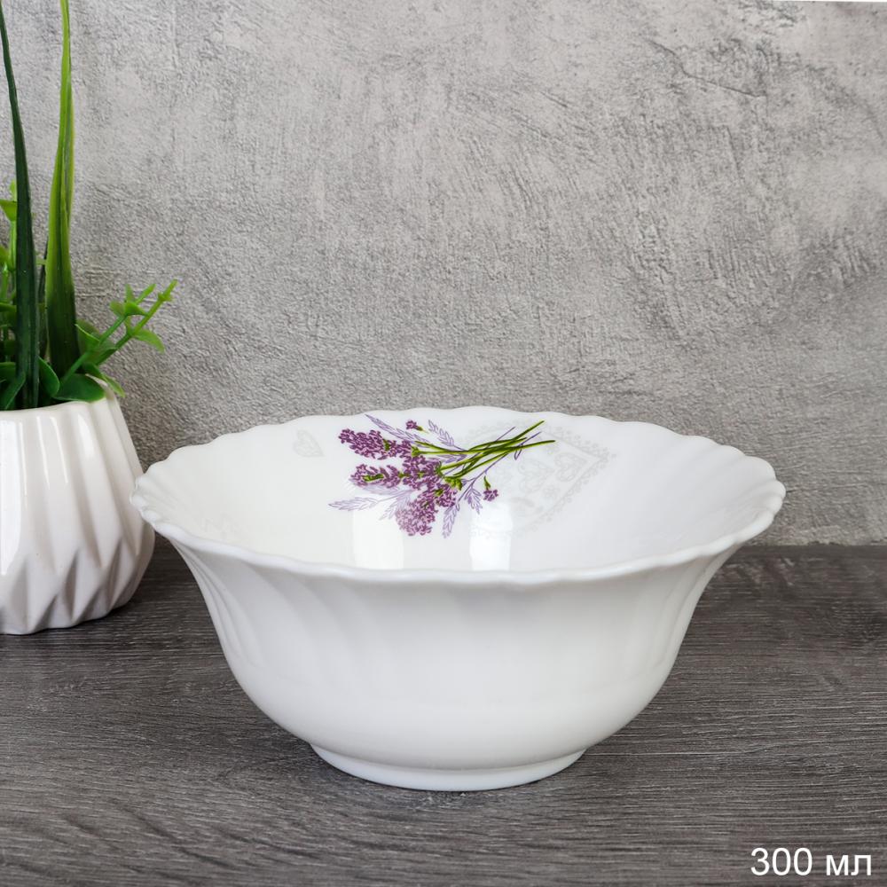 Салатник 300 мл 125 мм / LHBW-50XN (7131) /уп 6/72/ Букет лаванды