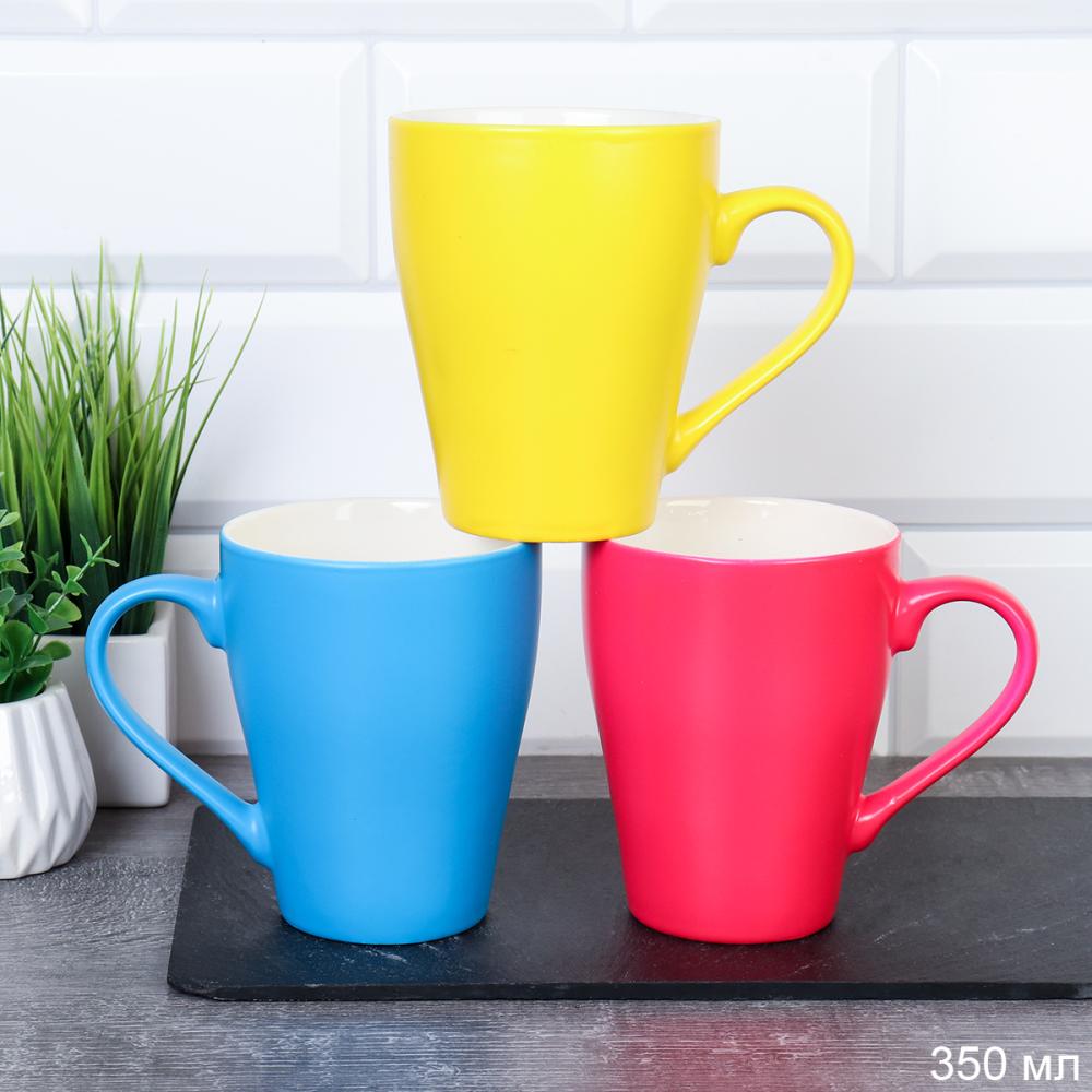 Кружка 350 мл Классика Яркие цвета / Y15 /уп 72/
