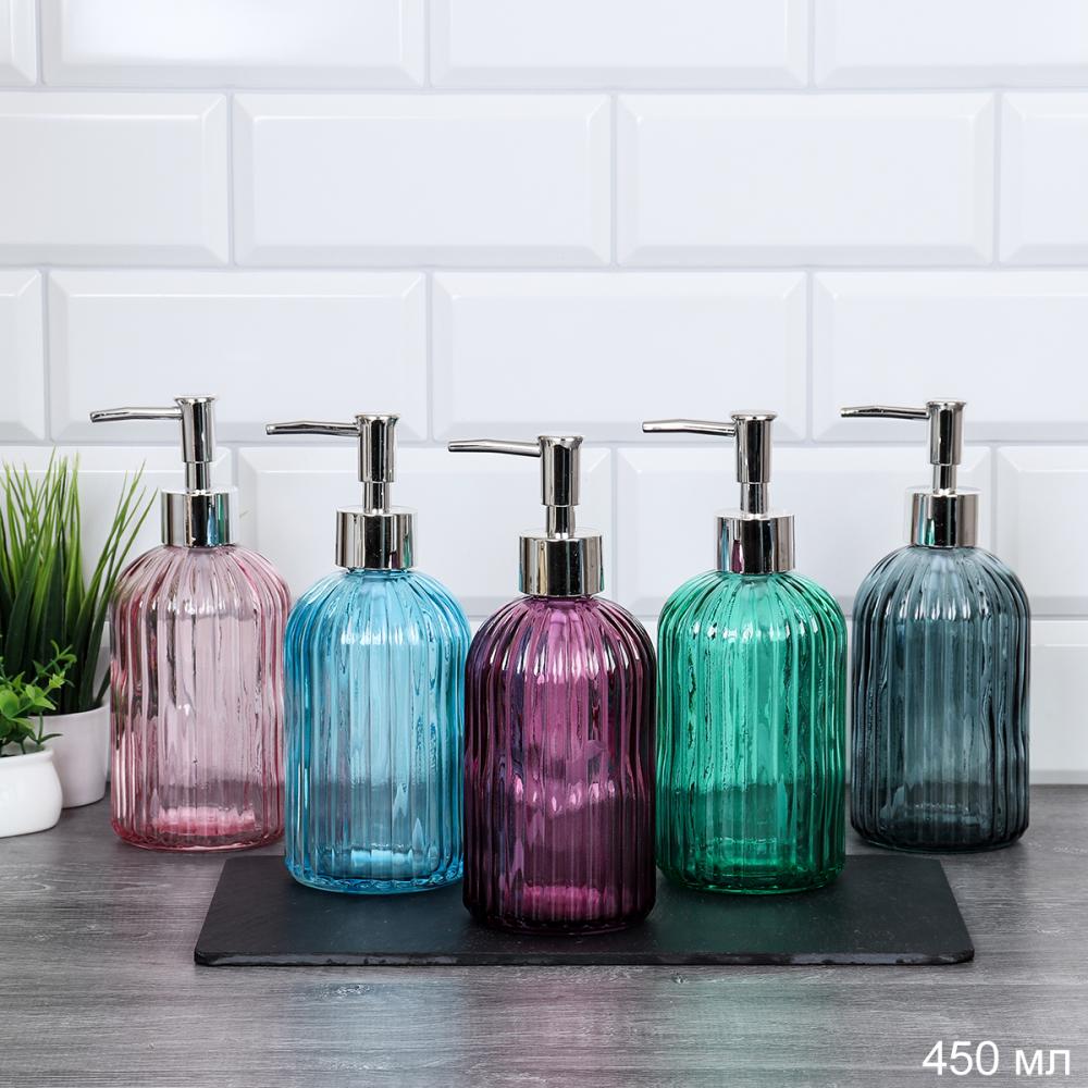 Дозатор для жидкого мыла 450 мл / XSY-450SWC /уп 48/ микс