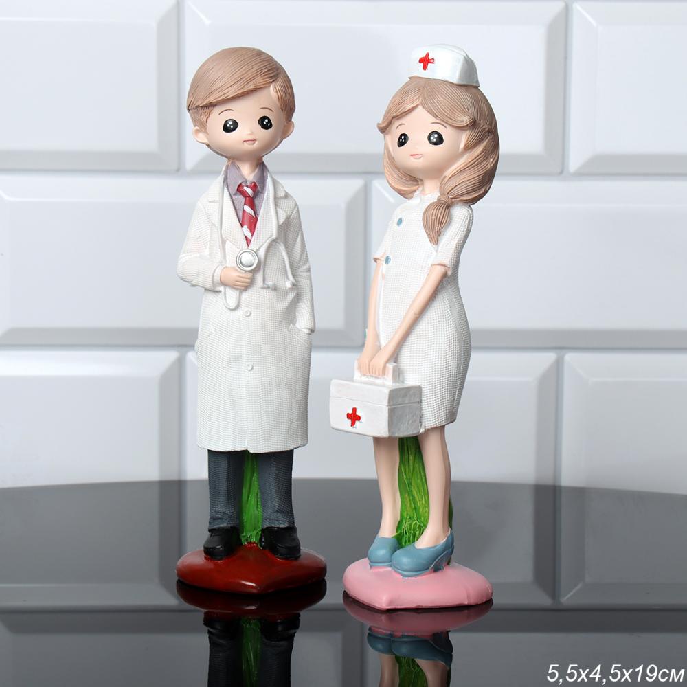 Фигурка Врач 2 штуки набор 19 см / K295 /уп 72/