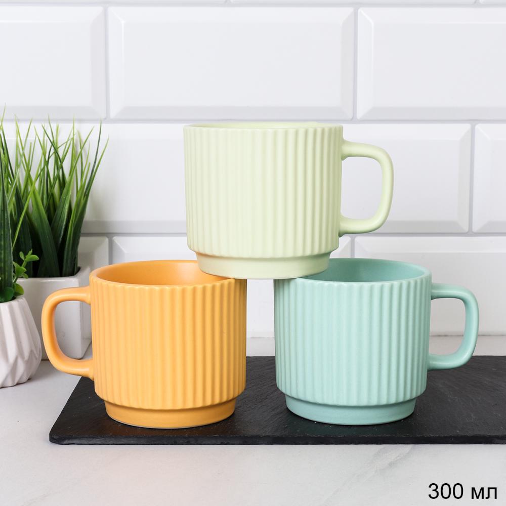 Кружка 300 мл Классика Пастель / WQ-313 /уп 72/ ПРОМО АКЦИЯ
