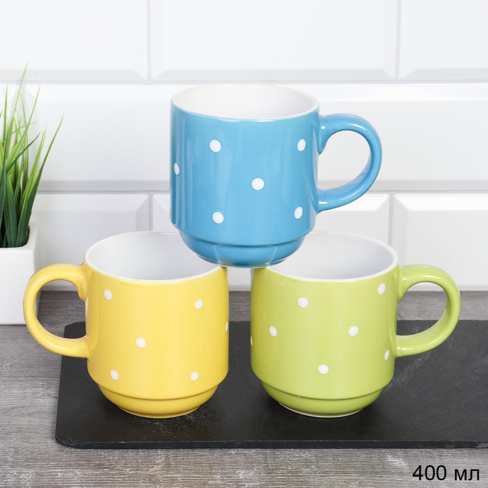 Кружка 400 мл / WS-107 / Горох / ШТУЧНО