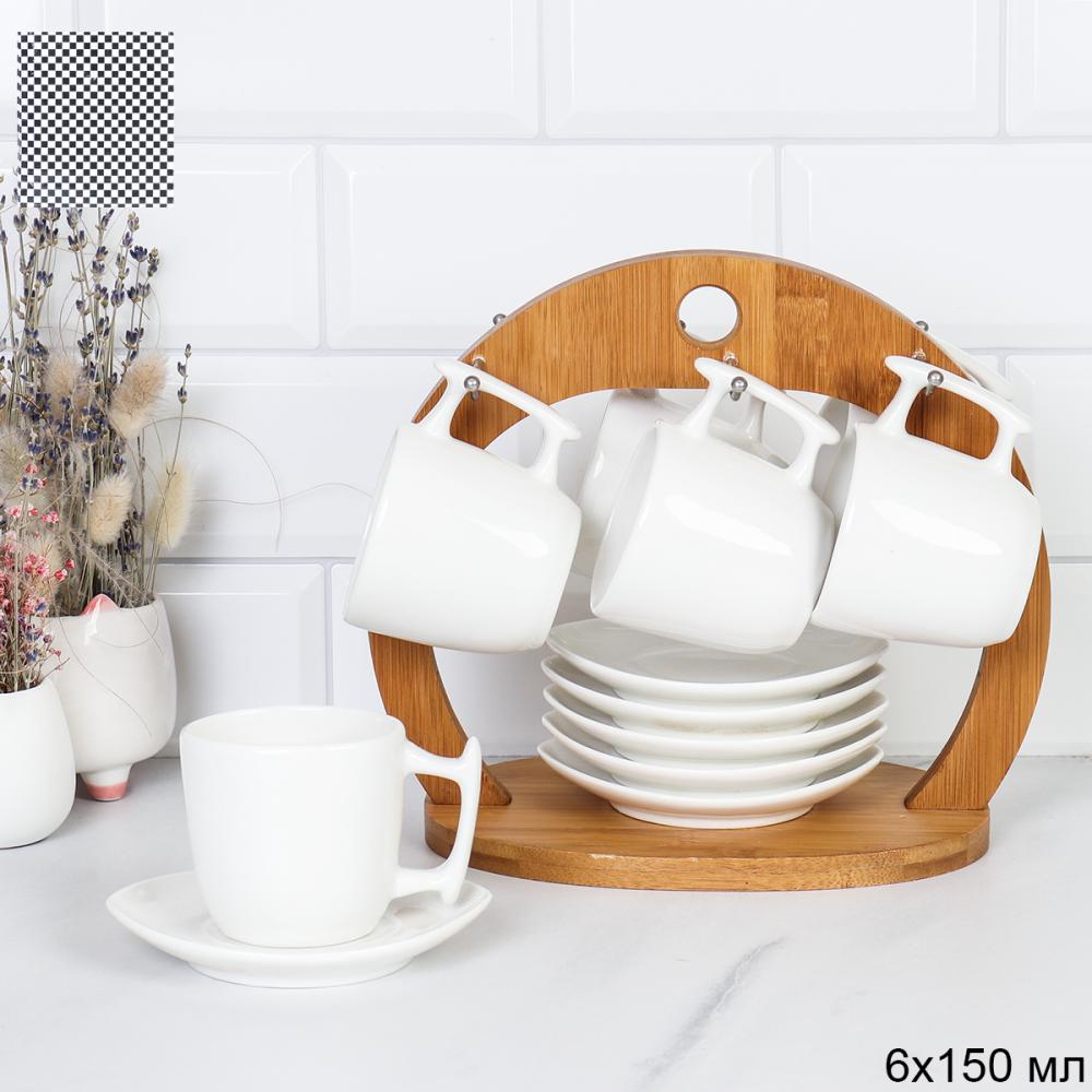 Чайный набор 12 предметов 150 мл / CHN12 /уп 12/ на подставке