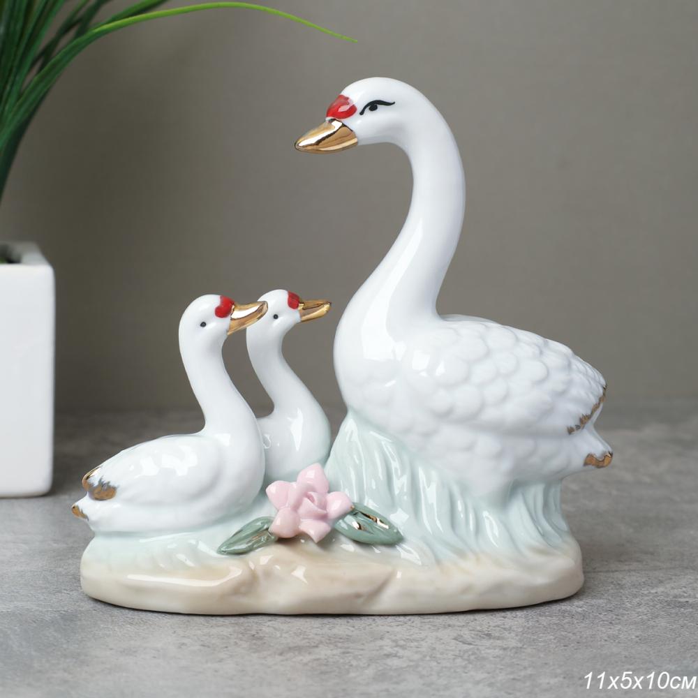 Статуэтка Лебедь 11х10 см / XH:186 /уп 60/