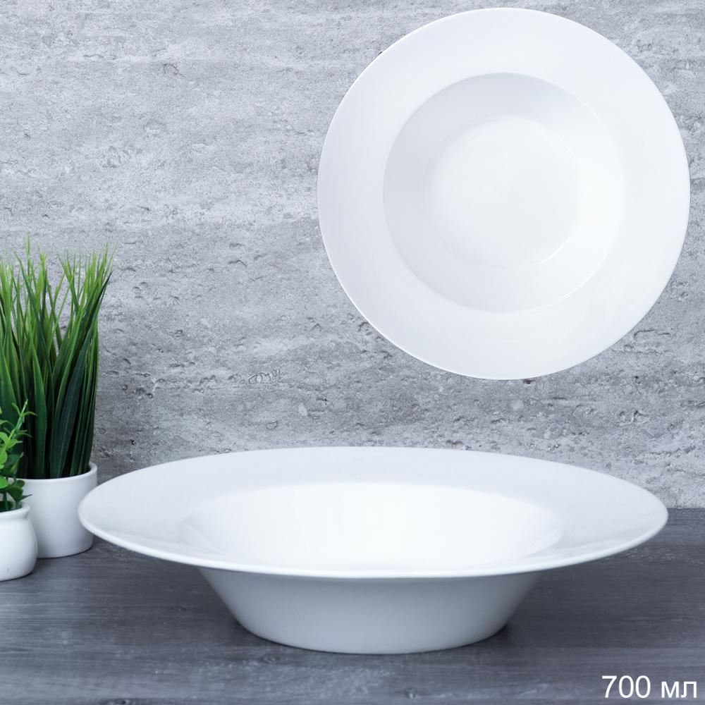 Тарелка глубокая суповая 700 мл / KU-1184 /уп 15/
