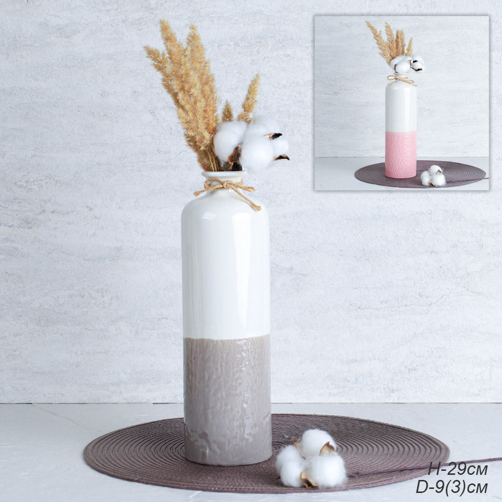 Ваза 29 см / FLM-62 /уп 2/30/ без и/уп