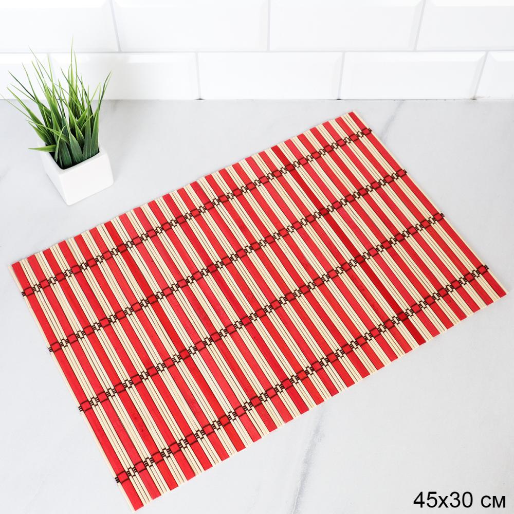 Салфетка для стола Бамбук 30х45 см / BBD36 /уп 36/ красная 730870