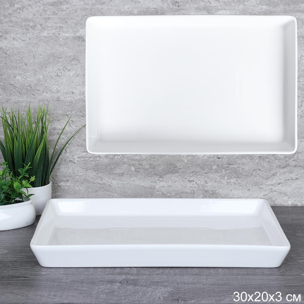 Блюдо прямоугольное 30х20 см / MHY-250 /уп 10/