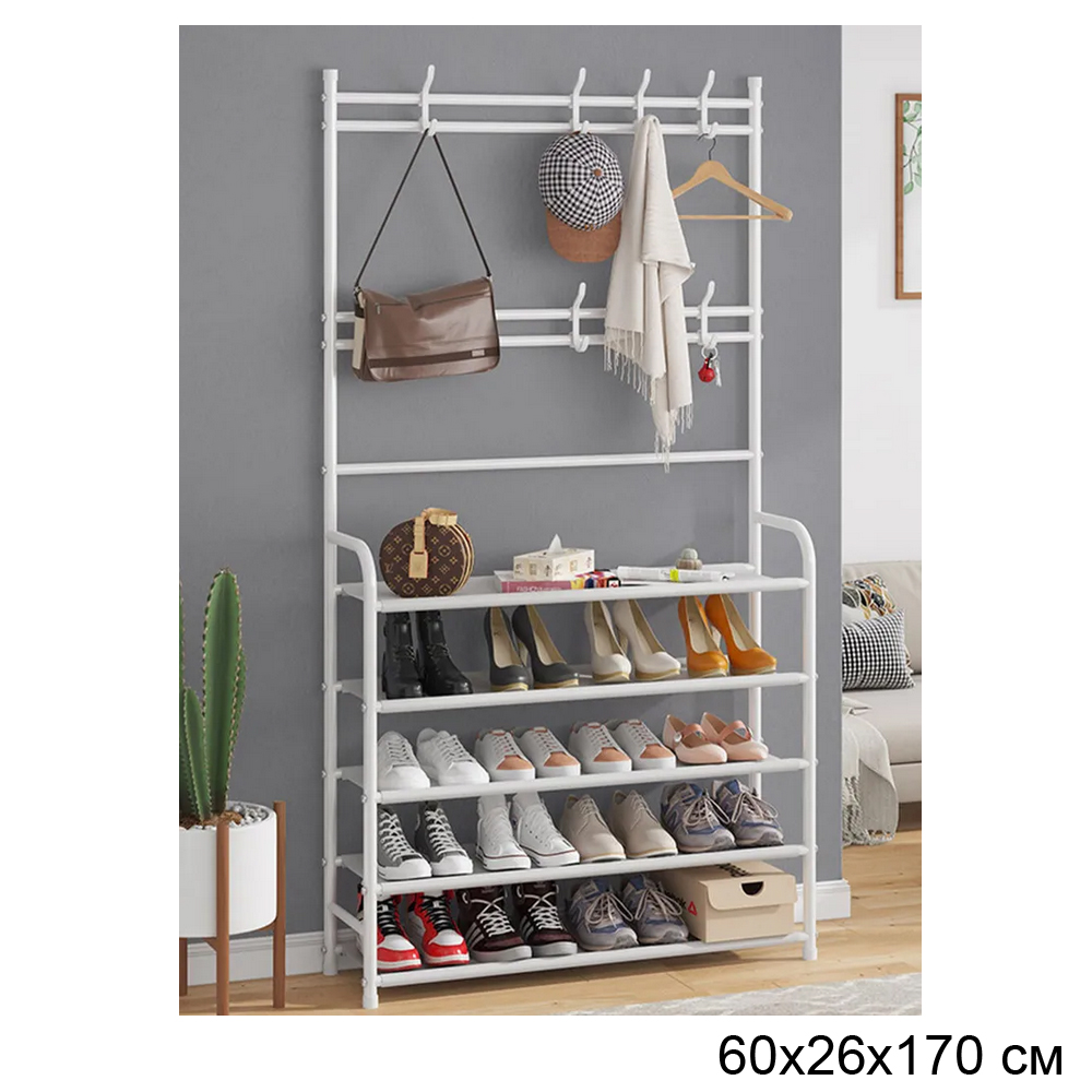 Вешалка Стеллаж 60х26х170 см 5 полок / JUG-2 /уп 12/ АКЦИЯ