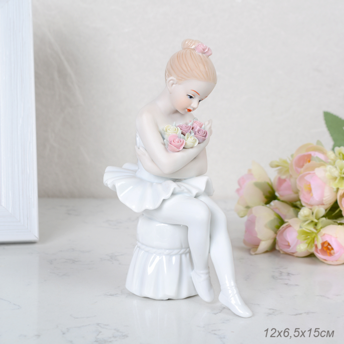 Фигурка Балерина 15 см / HP-ST050 /уп 60/