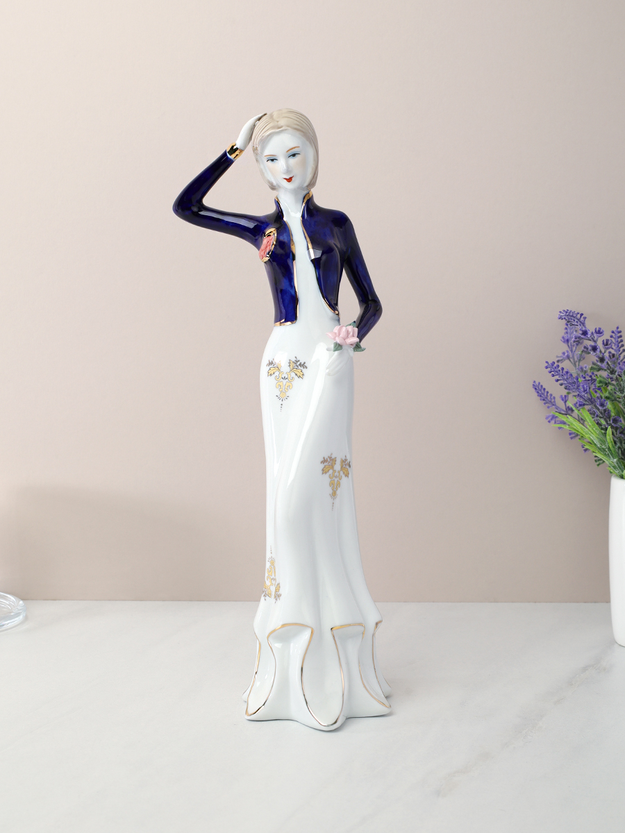 Статуэтка Дама 32 см / 098G /уп 24/