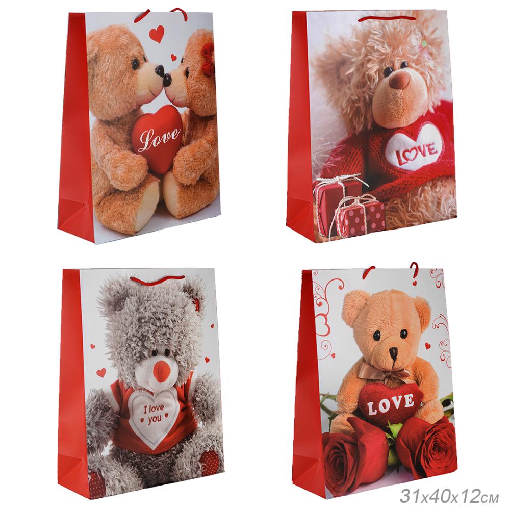 Пакет подарочный 31x40x12 / 24821L /уп 12/360/