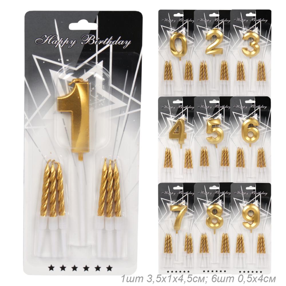 Свеча Цифра / KL-29 /уп 25/600/