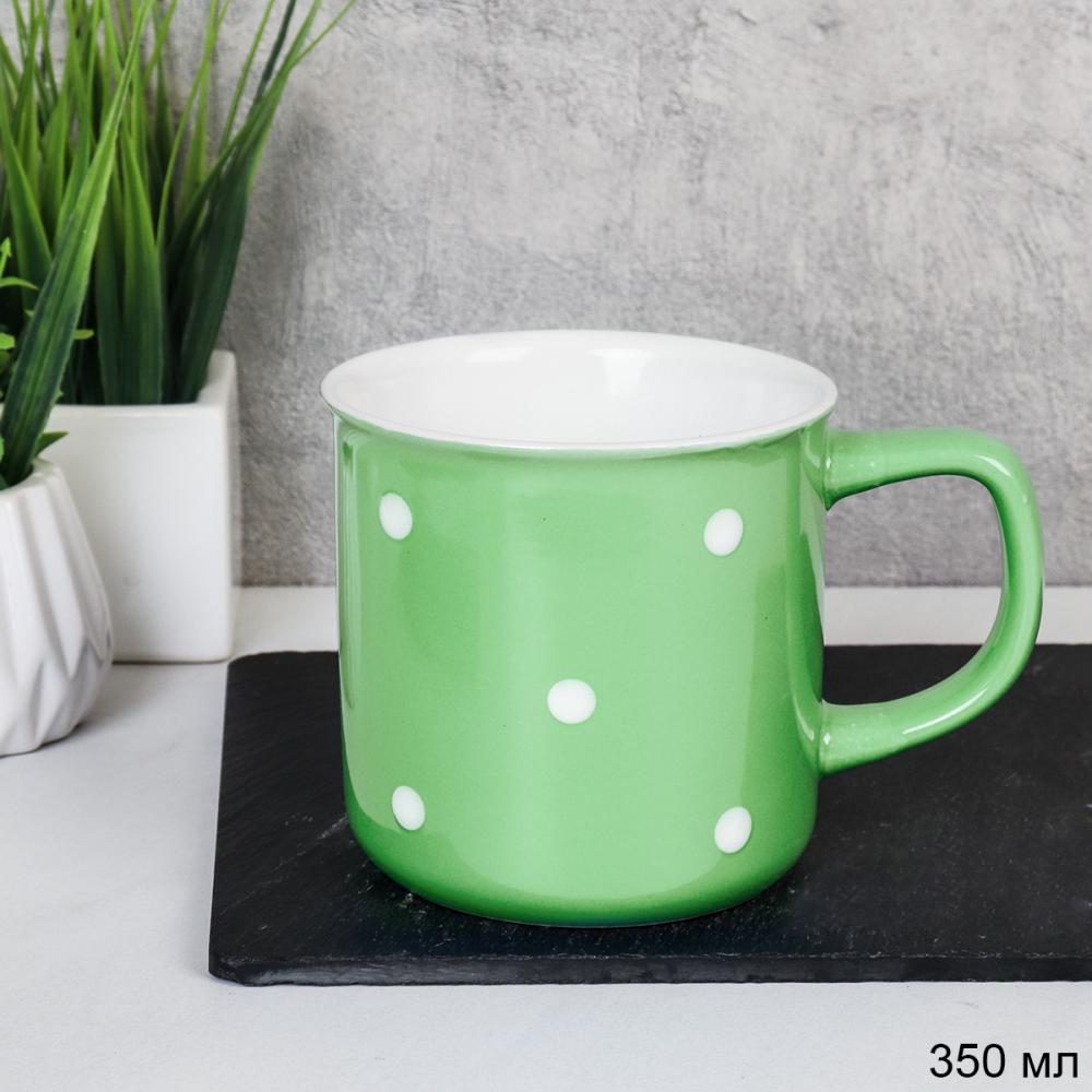 Кружка 350 мл  / Green/20039-9 /уп 12/36/ Горох
