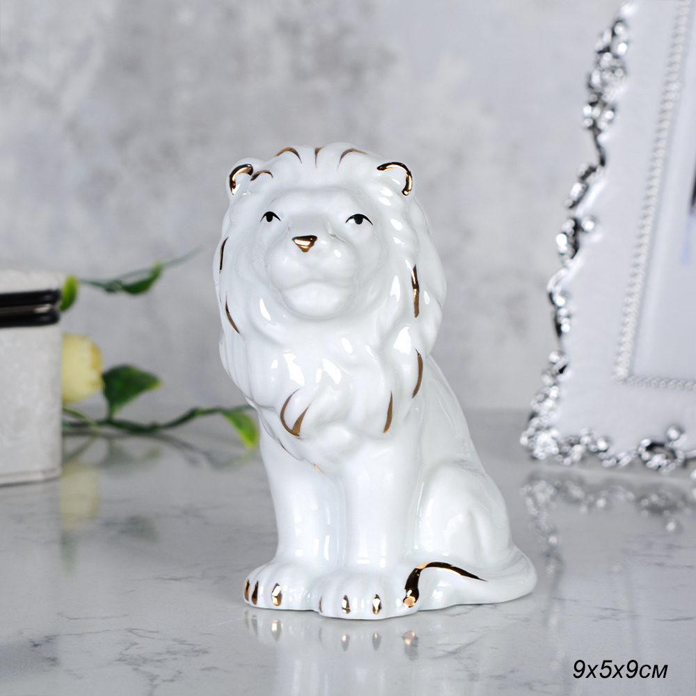 Статуэтка Лев 9х5х9 см / B2869 /уп 96/