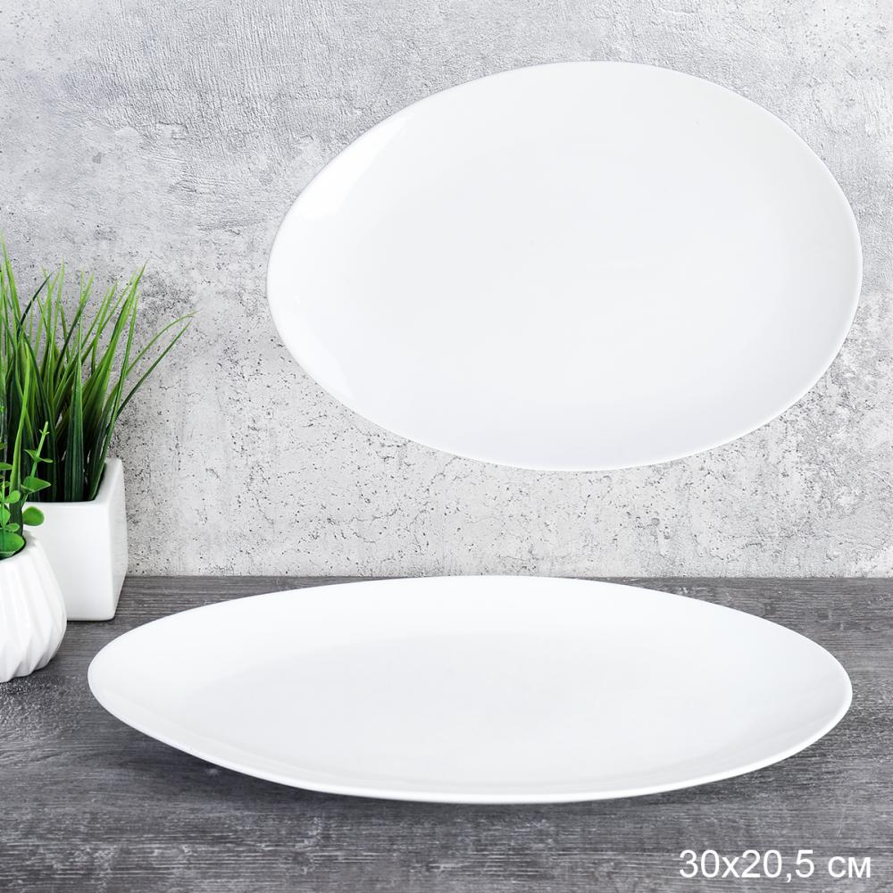 Блюдо овальное 30х20х2 см / SWR-45 /уп 30/