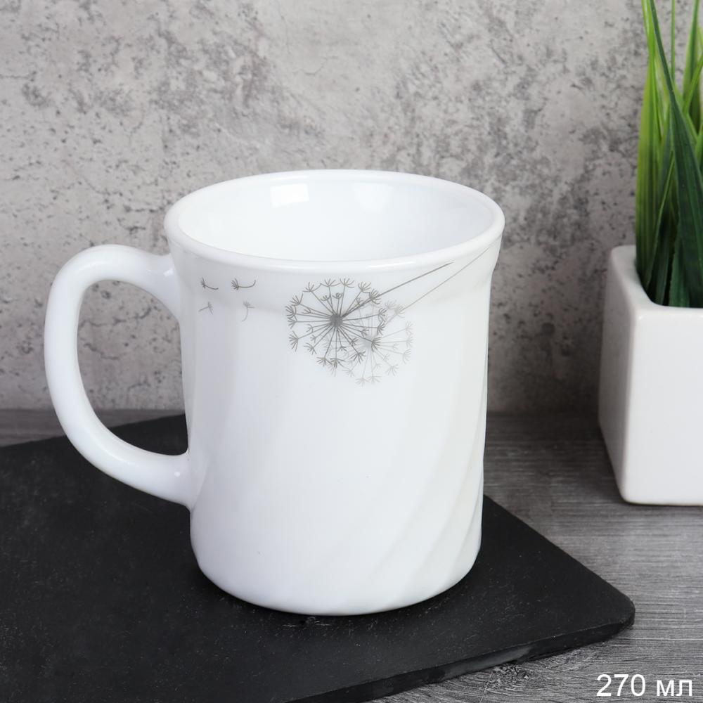 Кружка 270 мл рифленая / XWCB250 (2028) /уп 48/ Одуванчик