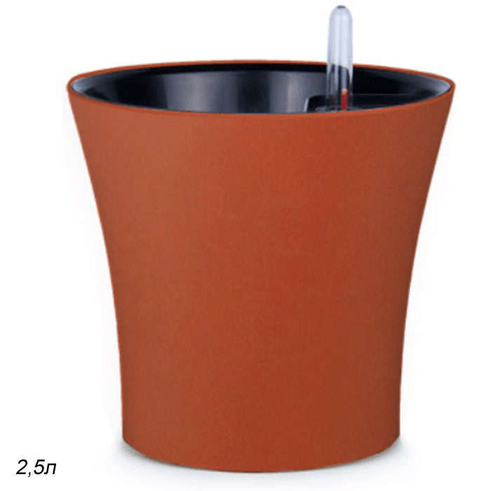 Горшок 2,5 литра Комфорт с автополивом / ПИ-24-5ТХ /уп 4/