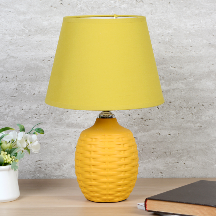 Светильник настольный 36 см желтый / YM2200322 /уп 24/713795 АКЦИЯ