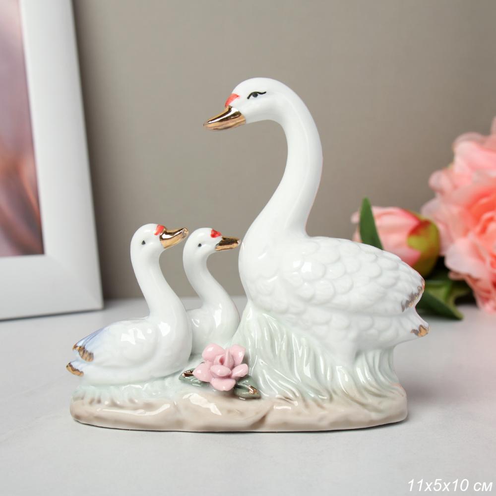 Статуэтка Лебеди 11 см / X186 /уп 60/