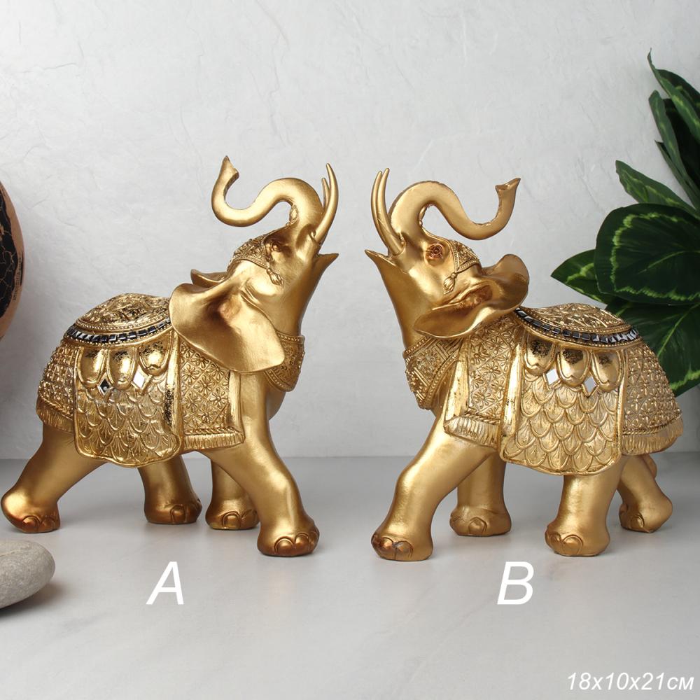 Статуэтка Слон 21 см / 28126-6 /уп 24/