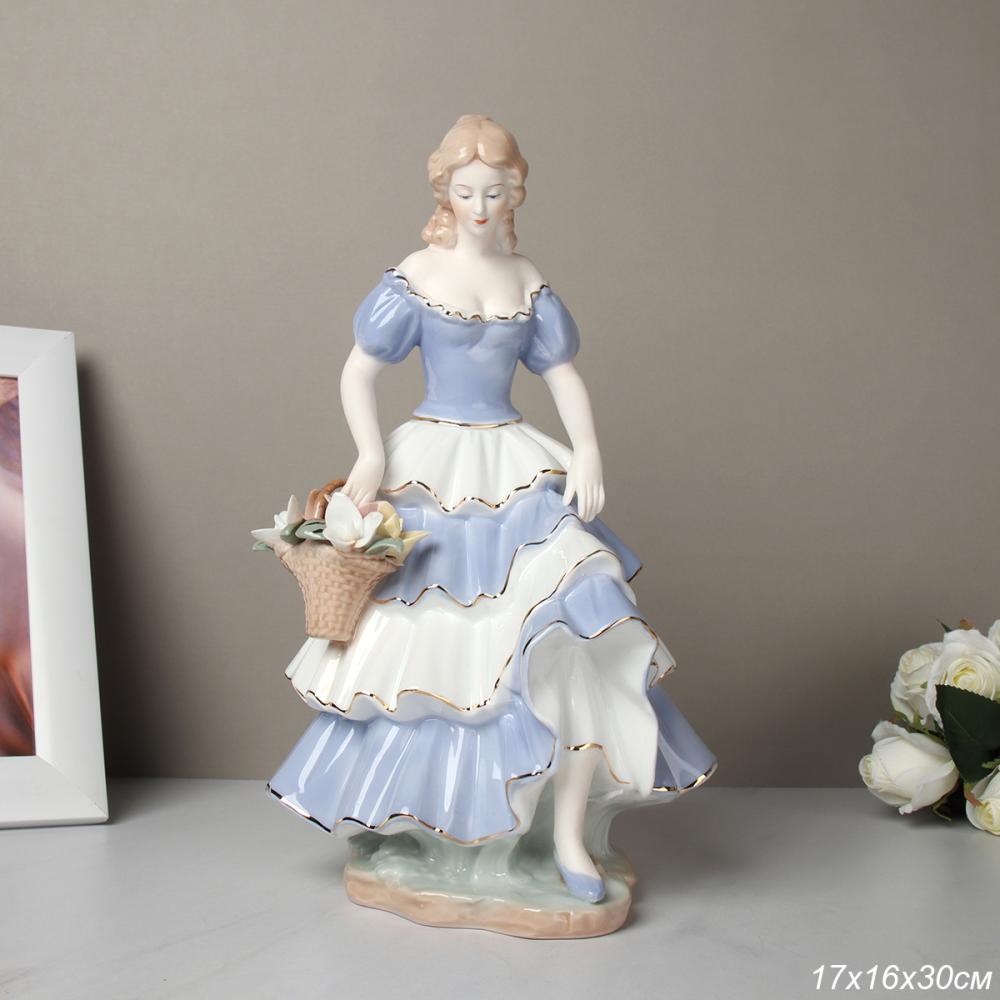 Статуэтка Дама 26 см / HW-56 /уп 12/