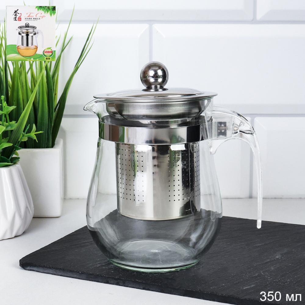 Чайник заварочный с ситом 350 мл / 8327C /уп 100/
