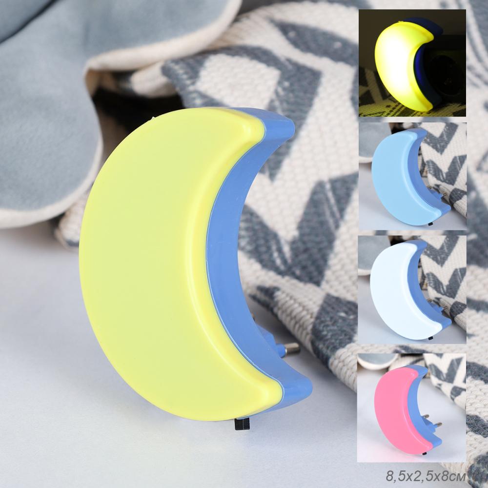 Светильник ночник в розетку Месяц / CW415-77 /уп 60/240/