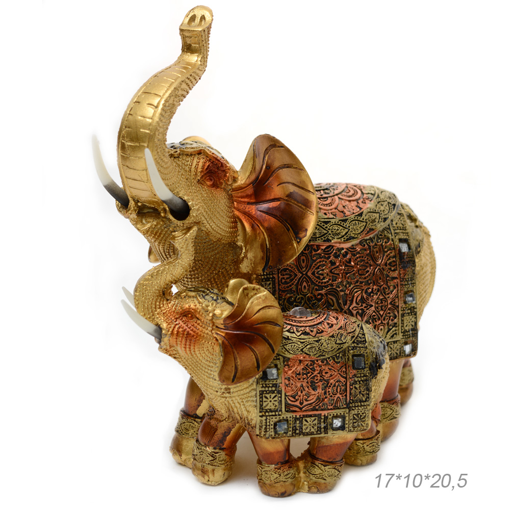 Статуэтка Слон 17x10x20.5 / 7209B /уп 24/