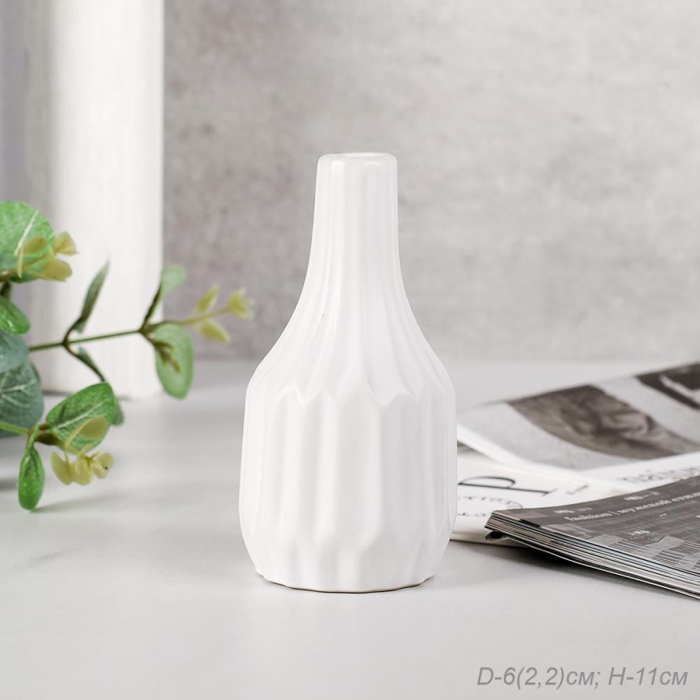 Ваза 11 см / GEF-07 /уп 80/ваза для кафе, ресторана