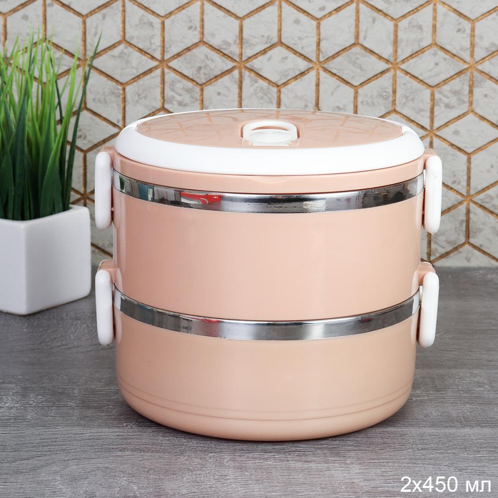 Ланч-бокс 2 предмета/ XB-804 /уп 60/