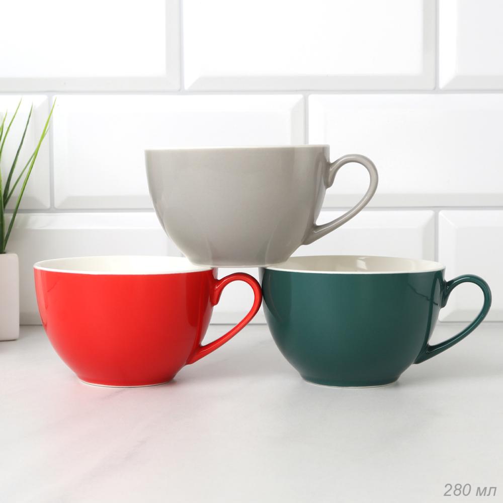 Кружка 280 мл Классика / KL-728 /уп 36/ микс