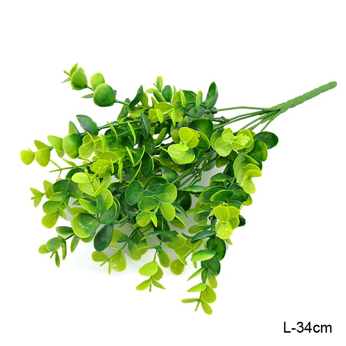 Зелень искусственная Эвкалипт 34 см / 1025-3 /уп 2/600/*