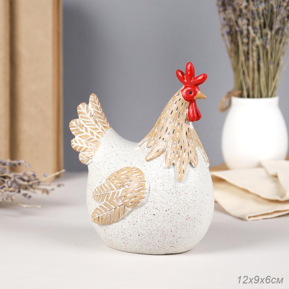 Статуэтка Курица 12х9х16 см / LY243715-A /уп 48/