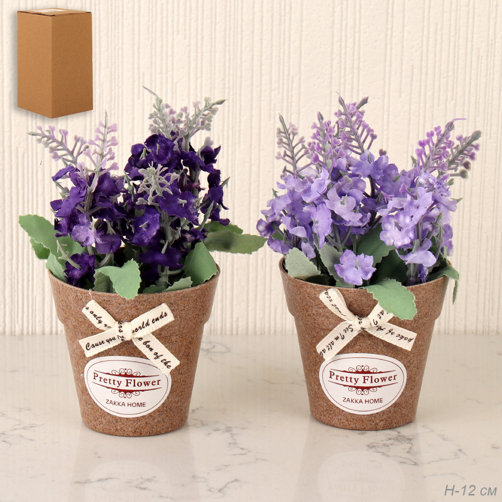 Цветочная композиция Лаванда 7х7х12 / 9090-5 /уп 72/