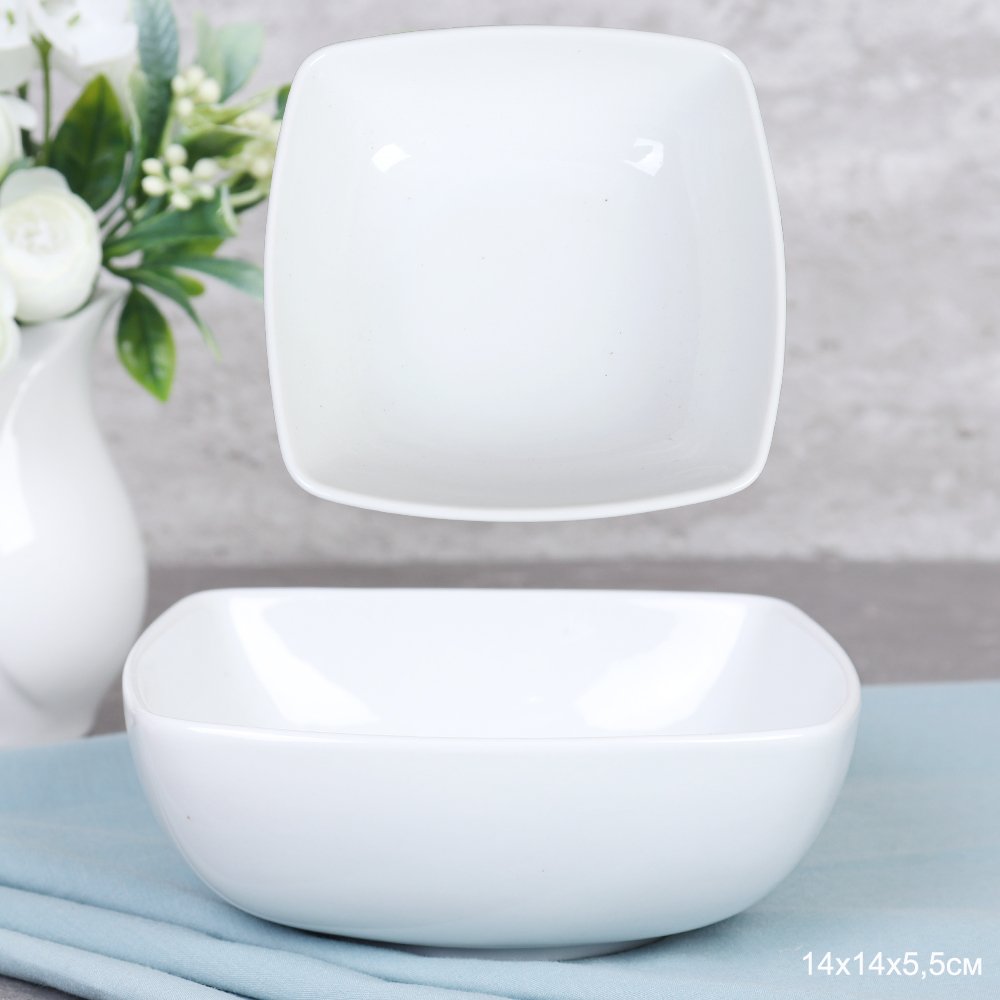 Салатник квадратный 14х14 см 750 мл / Y-741 /уп 32/