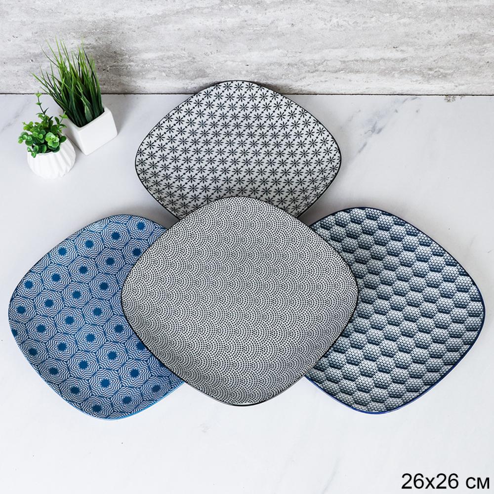 Блюдо квадратное 26 см / KR3 /уп 36/